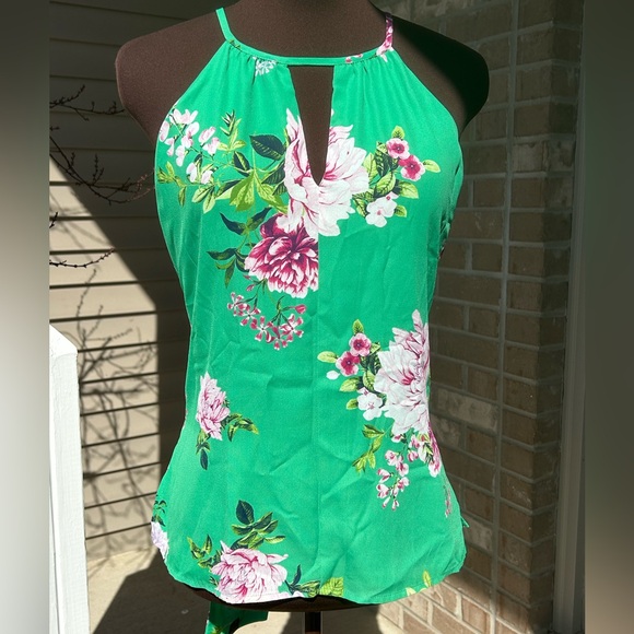 NWOT NINE BRITTON sM tie waist halter-from Stitch Fix-tie in front/back-lined - Picture 4 of 8